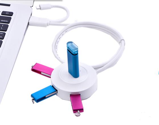 USB 2.0 Hub com luz LED