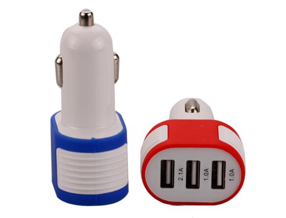  3 port wireless car battery charger