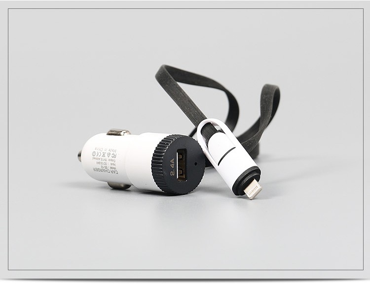 car charger with cable 