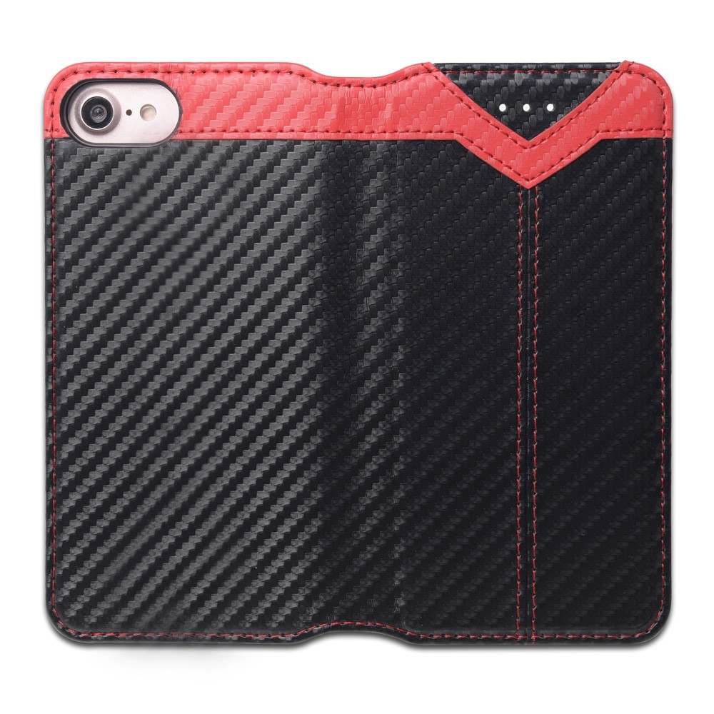 Mix-color filp Pu leather telepon case untuk iphone 7