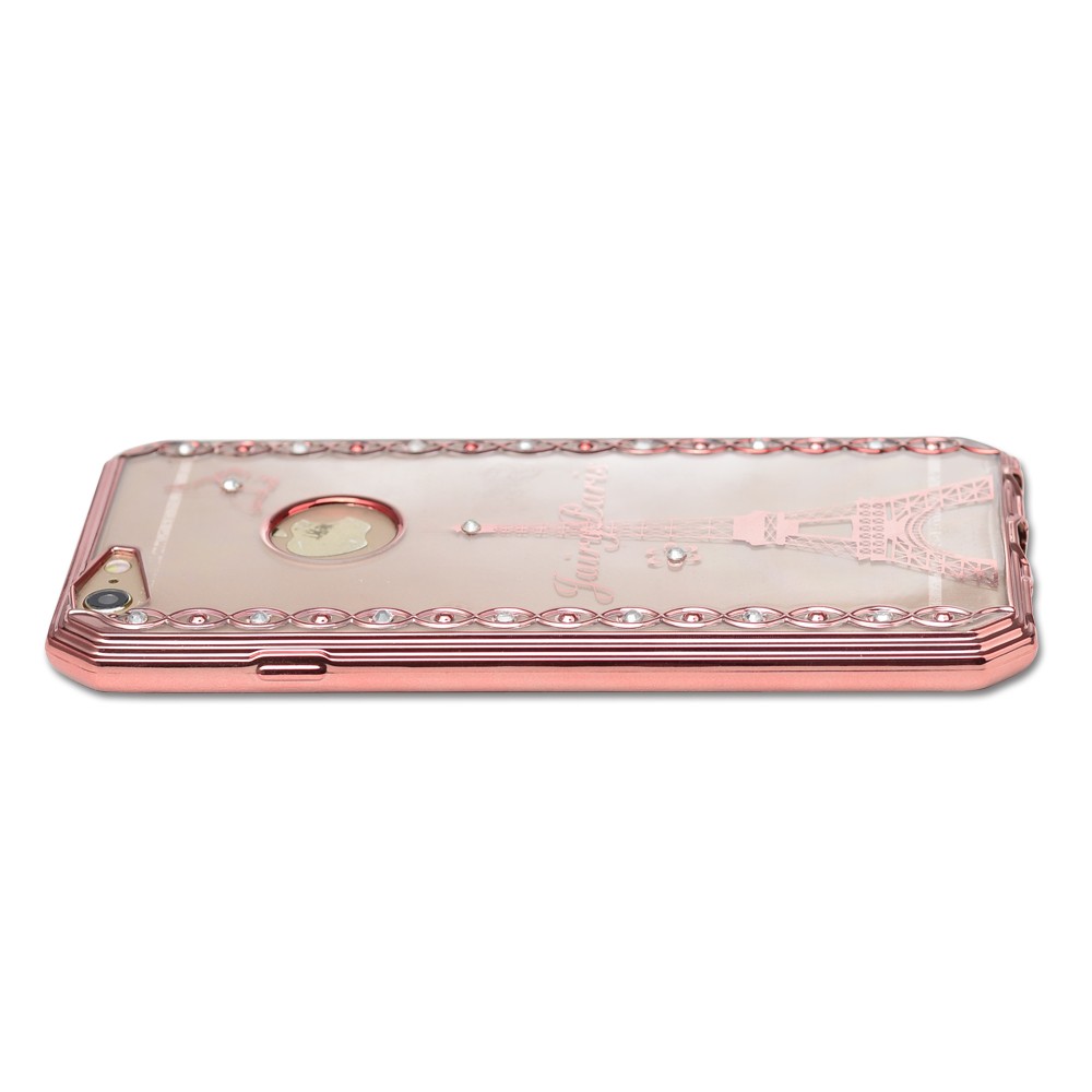 Rose golden Eiffel Tower TPU Case