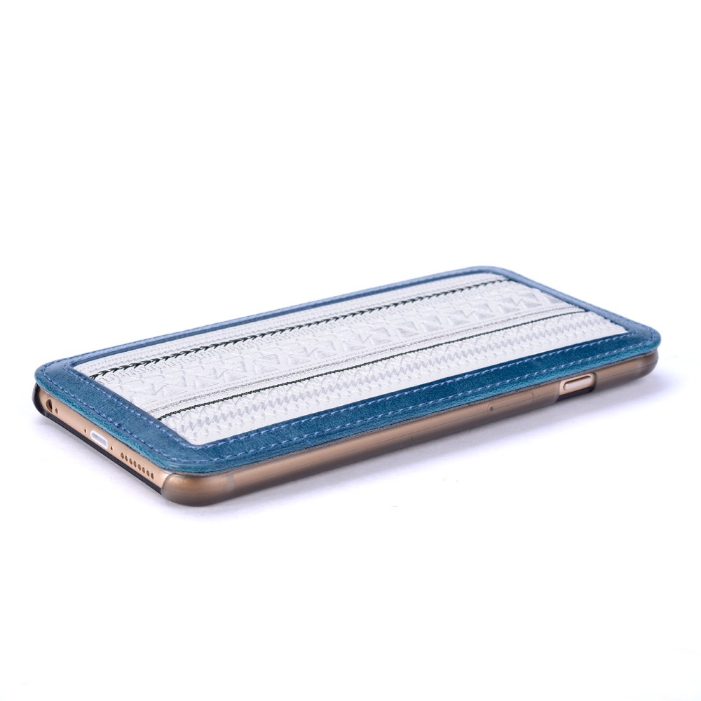 Embroidery design Flip leather phone case