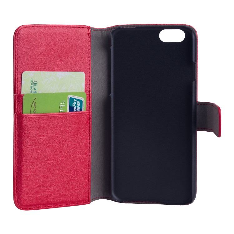 PU Wallet Leather Case With Stand For iPhone 6