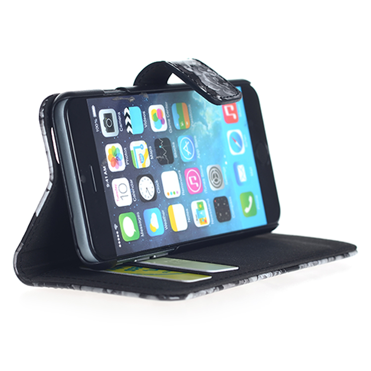 Téléphone Mobile PU Cuir Etui Housse pour iPhone 6