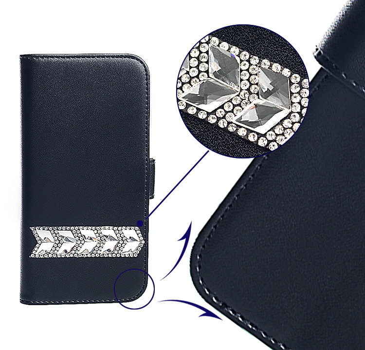 Wallet Card Holder Leather Case For Suamsung S6