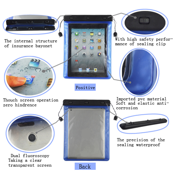 waterproof kasus untuk 8 inci zte tablet