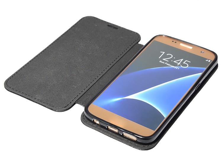 Card Slot PU Geantă din Piele Flip Cover