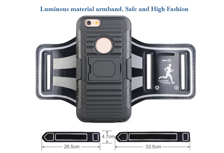  Dla iPhone 7 Jogging Uruchomiona Sport Armband Siłowni 