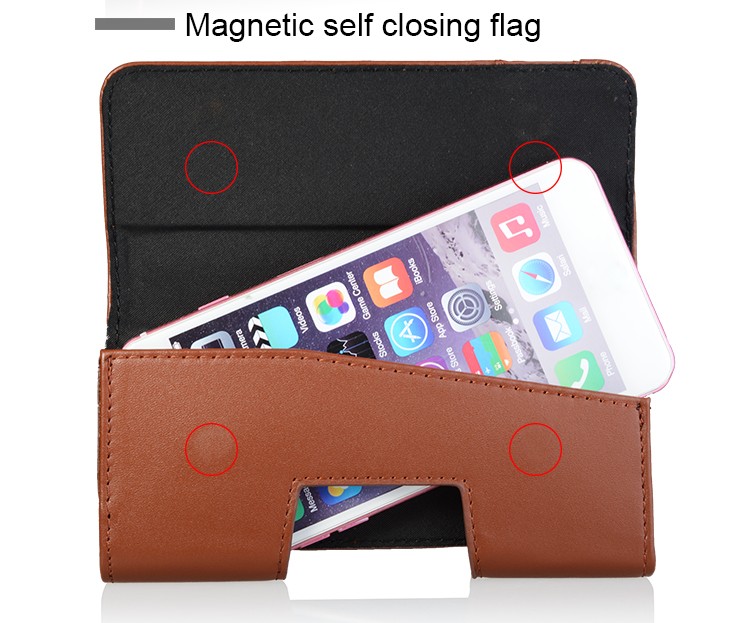 leather Holster with belt clip for iPhone