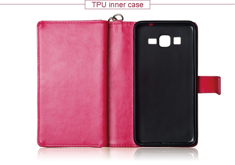  Couro Bolsa Capa Case Flip para Samsung