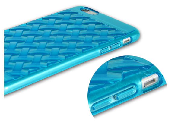 slim crystal tpu mobiltelefon case för iphone 6