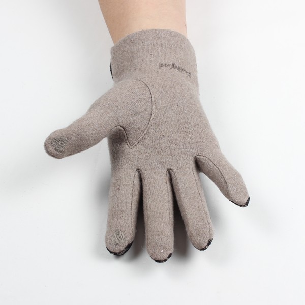 stylový zimní rukavice s krajkou a mašlí