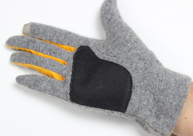  damer touch screen handskar med anti-slip punkt 