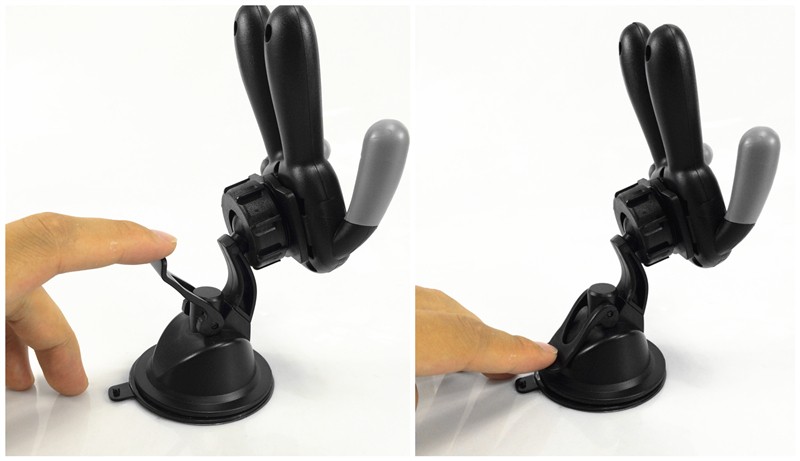 360 degree rotating finger windshield car phone stand