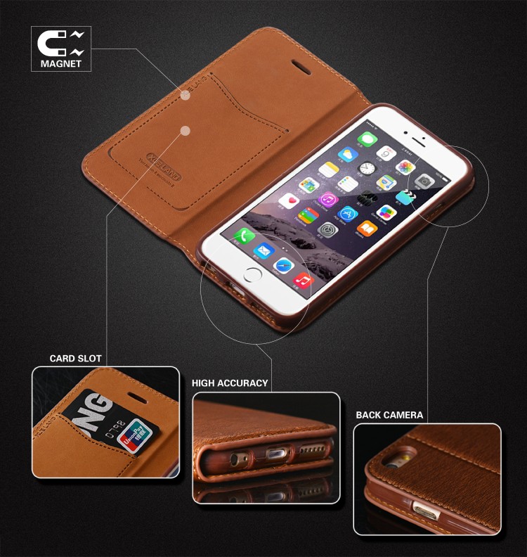 PU Leather Flip Smart Phone Case untuk xiaomi mi catatan 2