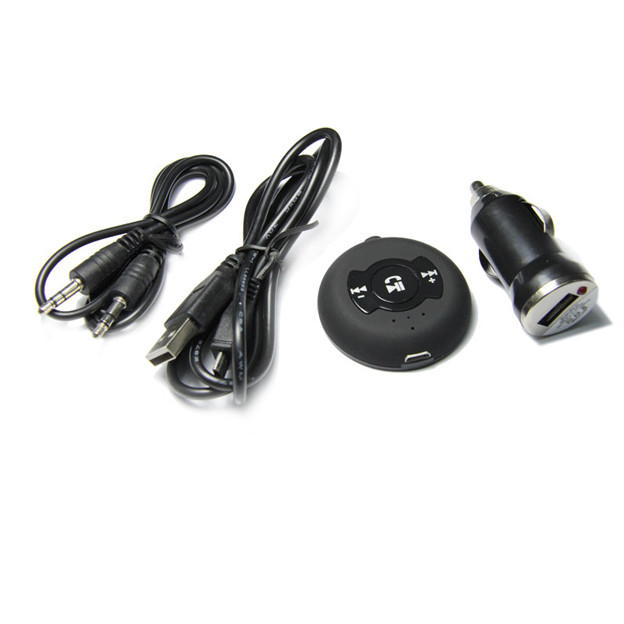 Bluetooth 4.0 3.5 mm Lemezjátszó Telefonkagyló Adapter Kihangosítóval