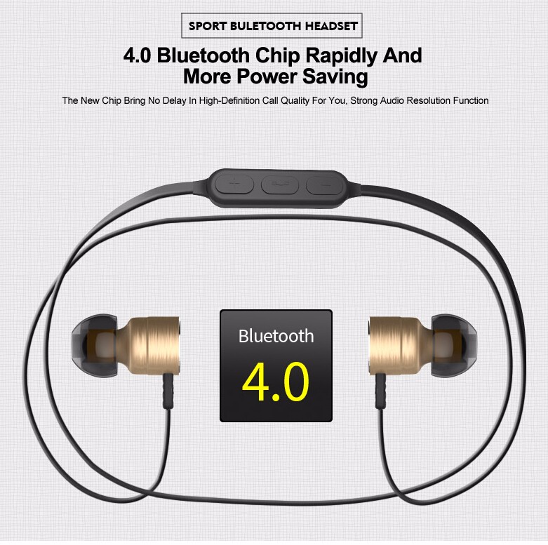 Mini magnet sluchátka bluetooth CSR V4.1