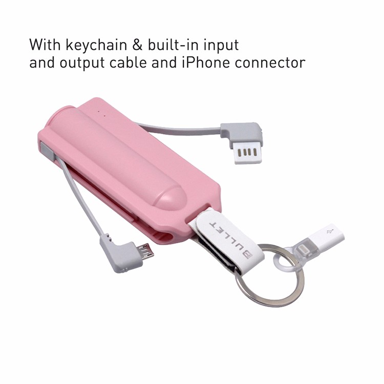 mini keychain usb cable with output and input built in