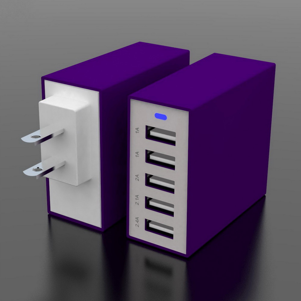  5 USB Portos Carregador de Parede Para Celular 