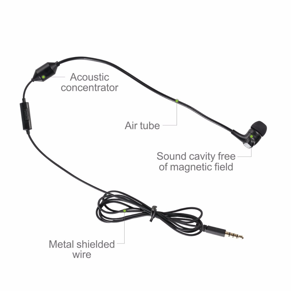  3.5mm wried air tube cell phone earpiece